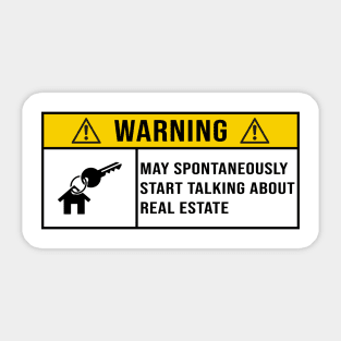 Funny Real Estate Quote Sticker